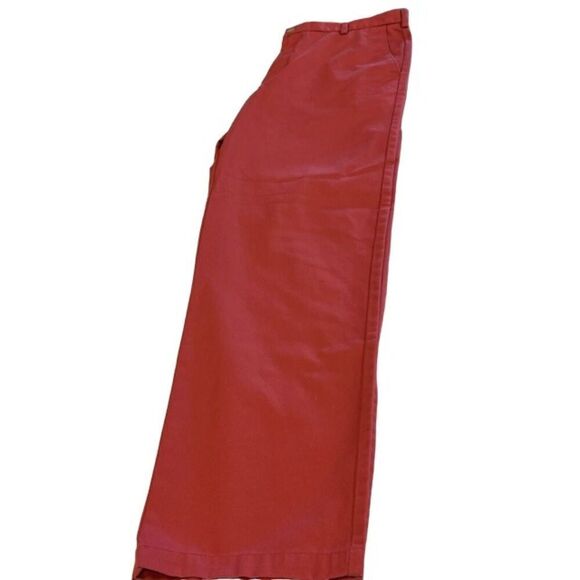 IZOD Men's Flat Front Chino Pants in Salmon Size 36x34 - Picture 2 of 8